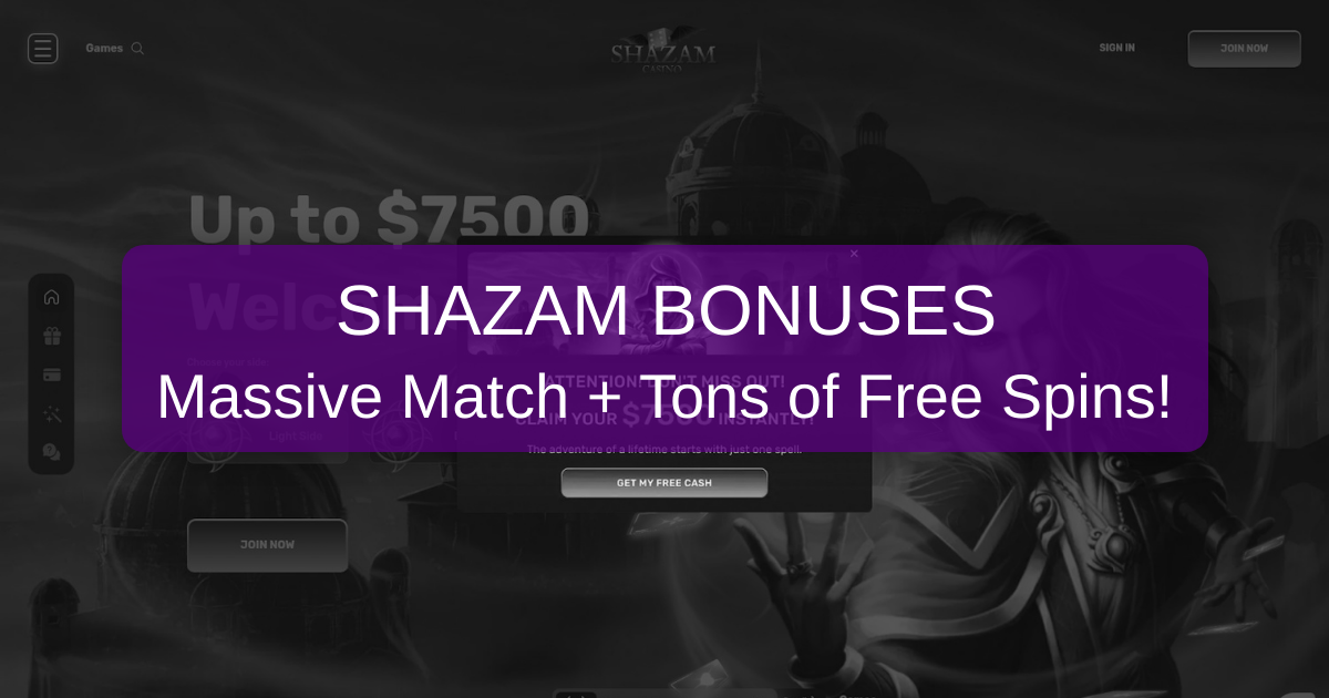 Best Shazam Casino Bonuses 2026 - USA Top Offers
